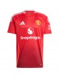 Manchester United Rasmus Hojlund #9 Replika Hemmakläder 2024-25 Kortärmad